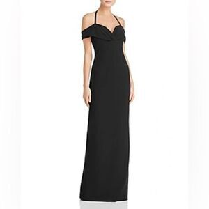 Nookie Athena Halter Gown Black Size 8 MSRP $288